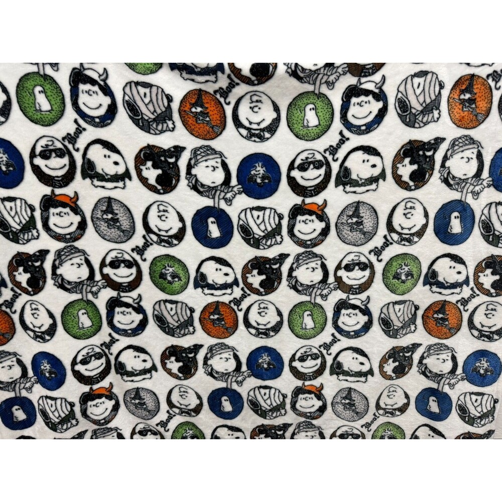 PEANUTS Snoopy Charlie Brown Halloween Plush Throw Blanket 80"x60” Costumes